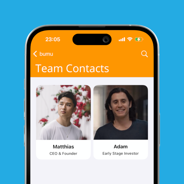 Contact List screenshot