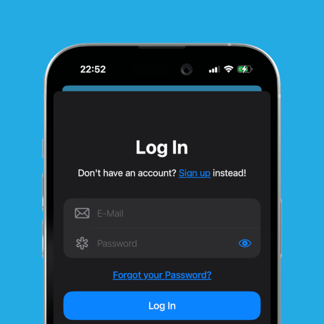 Login screenshot